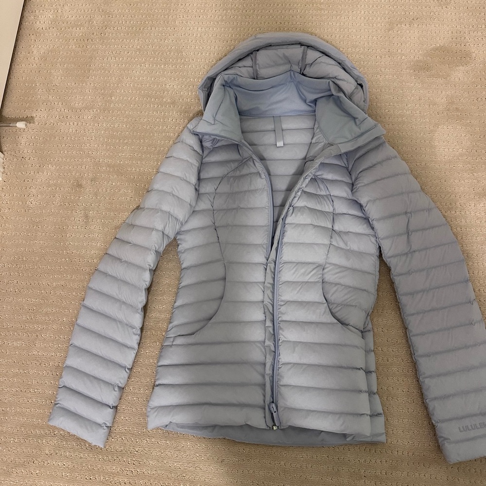 Lululemon Light Blue Pack It Down Jacket